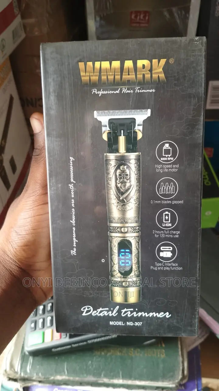 Wmark Professional Digital Rechargeable Hair Trimmer