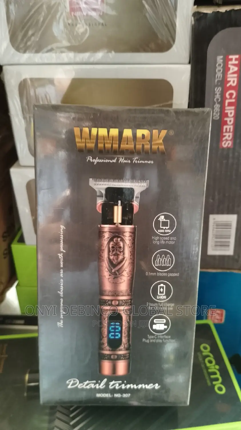 Wmark Professional Digital Rechargeable Hair Trimmer