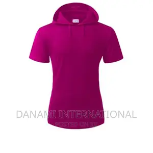 Danami Female Short Sleeve Hooded T-Shirt With Pocket