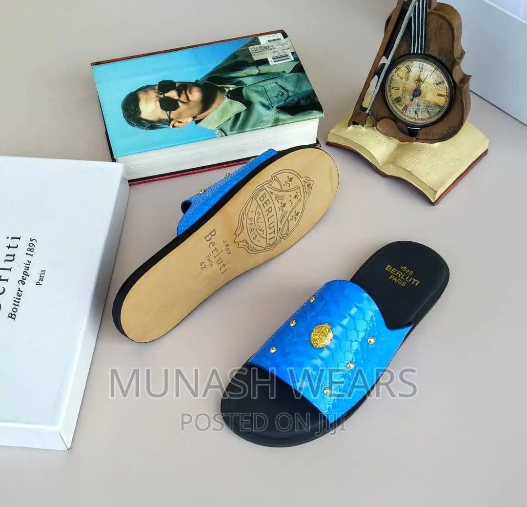 Berluti Leather Slipers