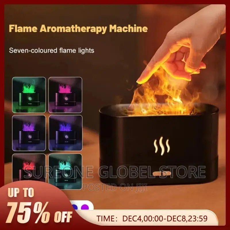 2023new Flame Air Humidifier USB Aroma Diffuser Room