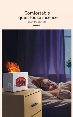 2023 USB Flame Air Humidifier Diffuser