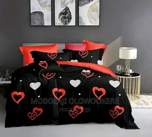 Unique Double Sided Set of Duvet Bedsheet and Pillowcases