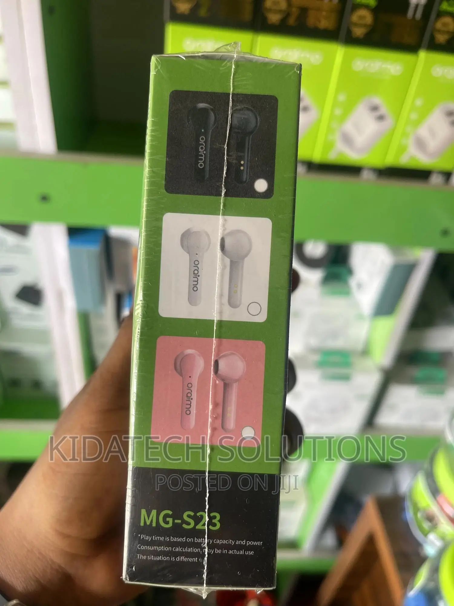 Oraimo Half in Ear Earbuds(Mg-S23)