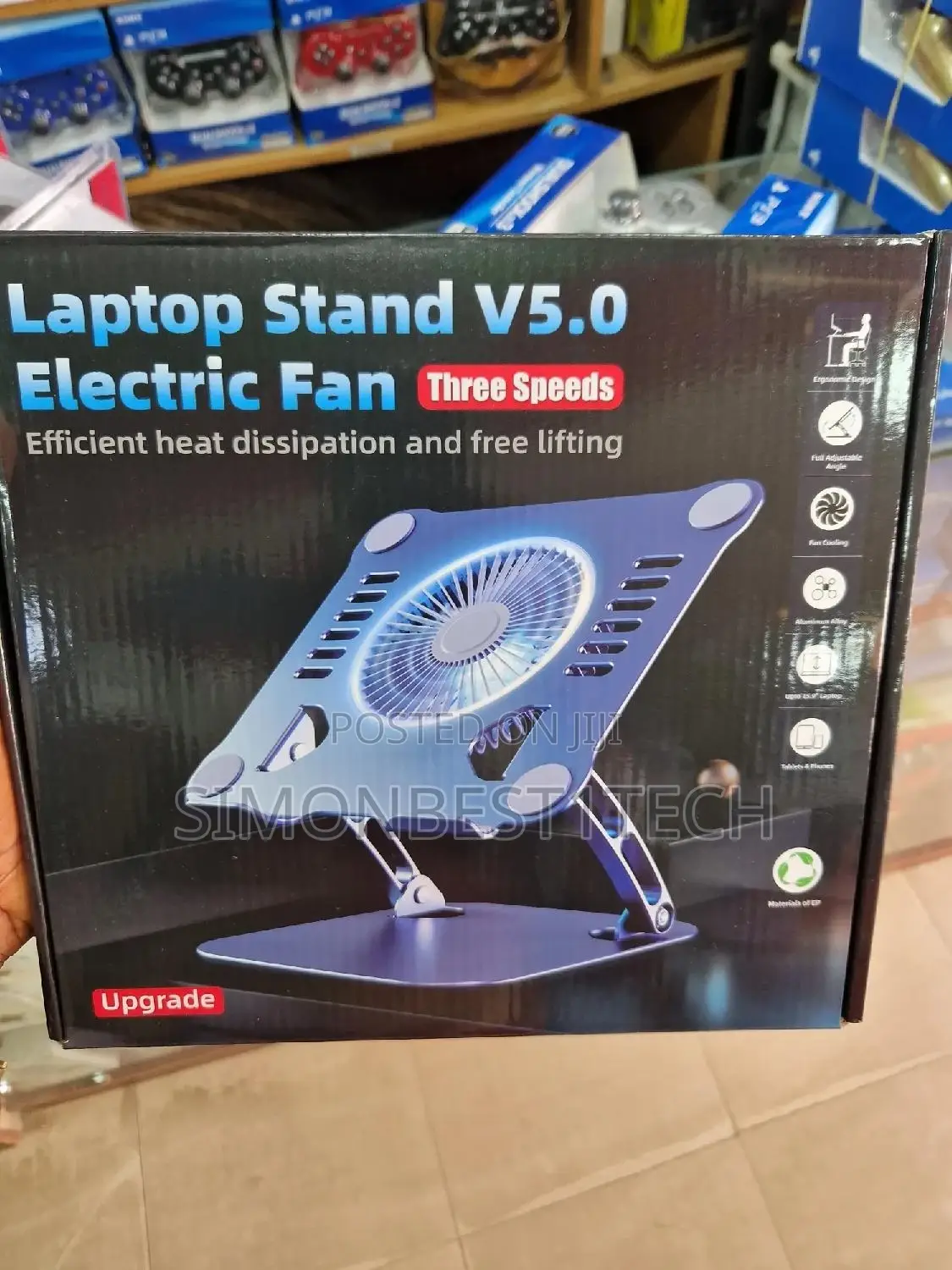 Laptop Stand With Fan 360