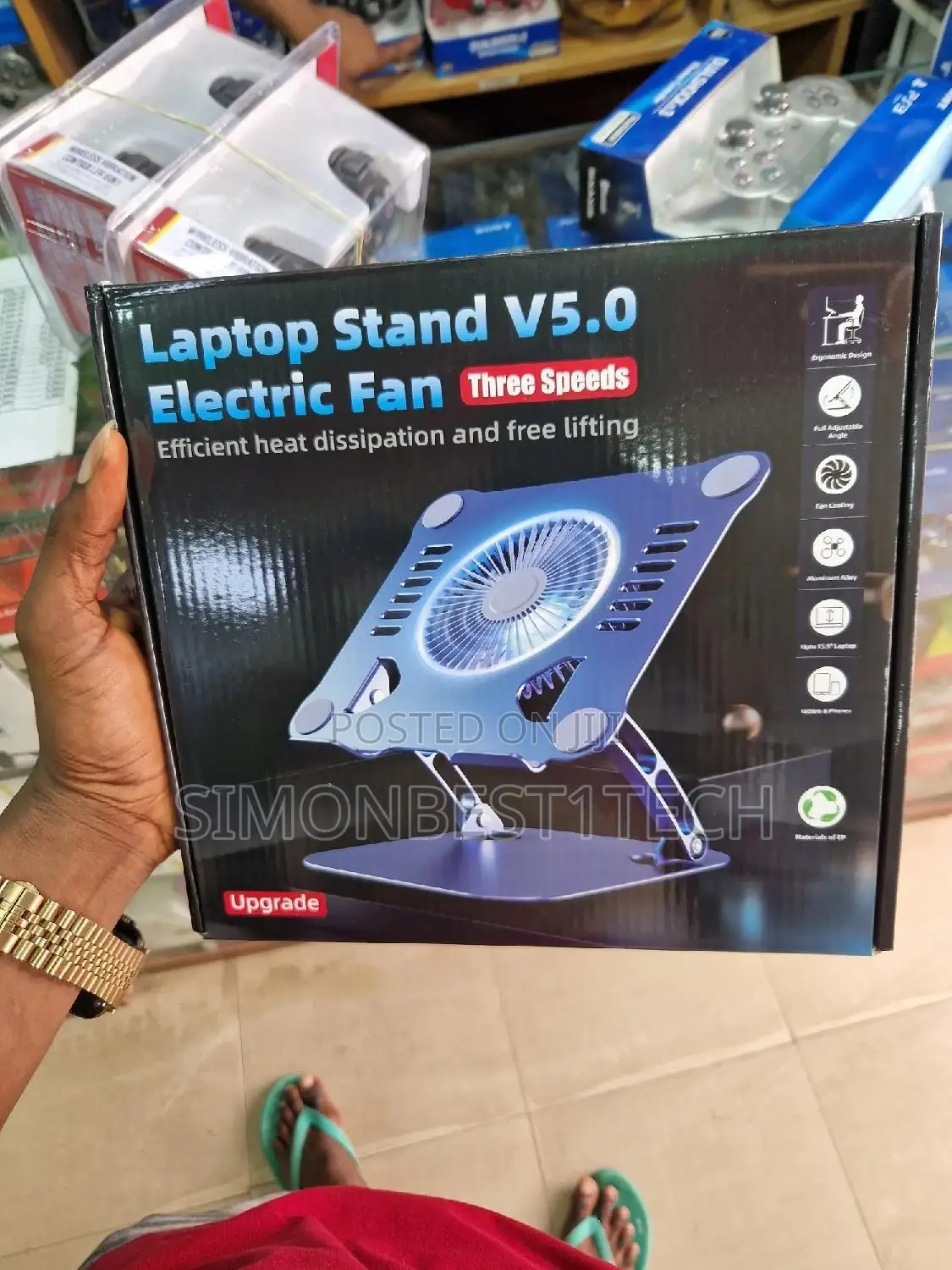 Laptop Stand With Fan 360