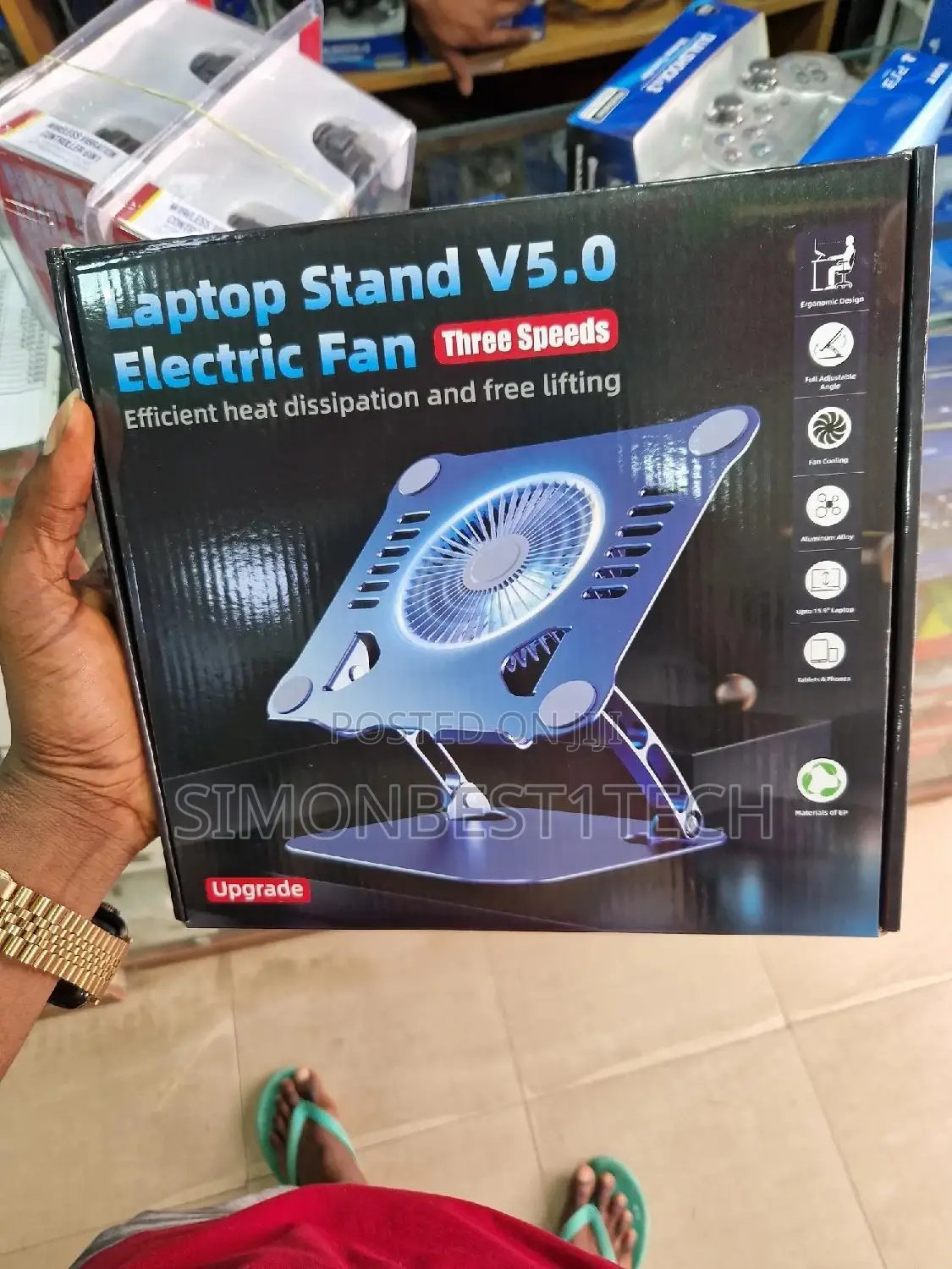 Laptop Stand With Fan 360