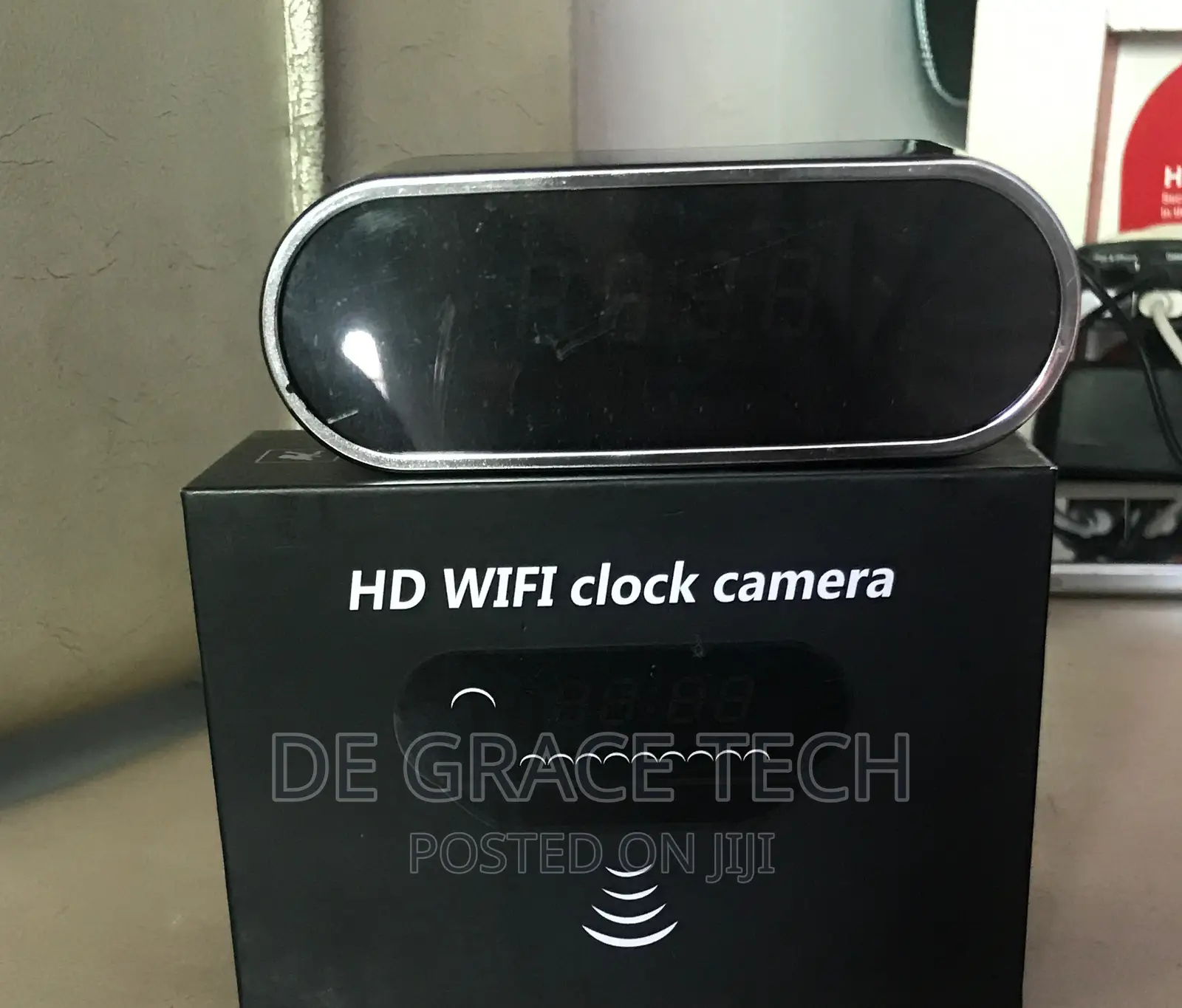 Security Camera Clock HD 1080P Wireless Wifi IR Night Visi