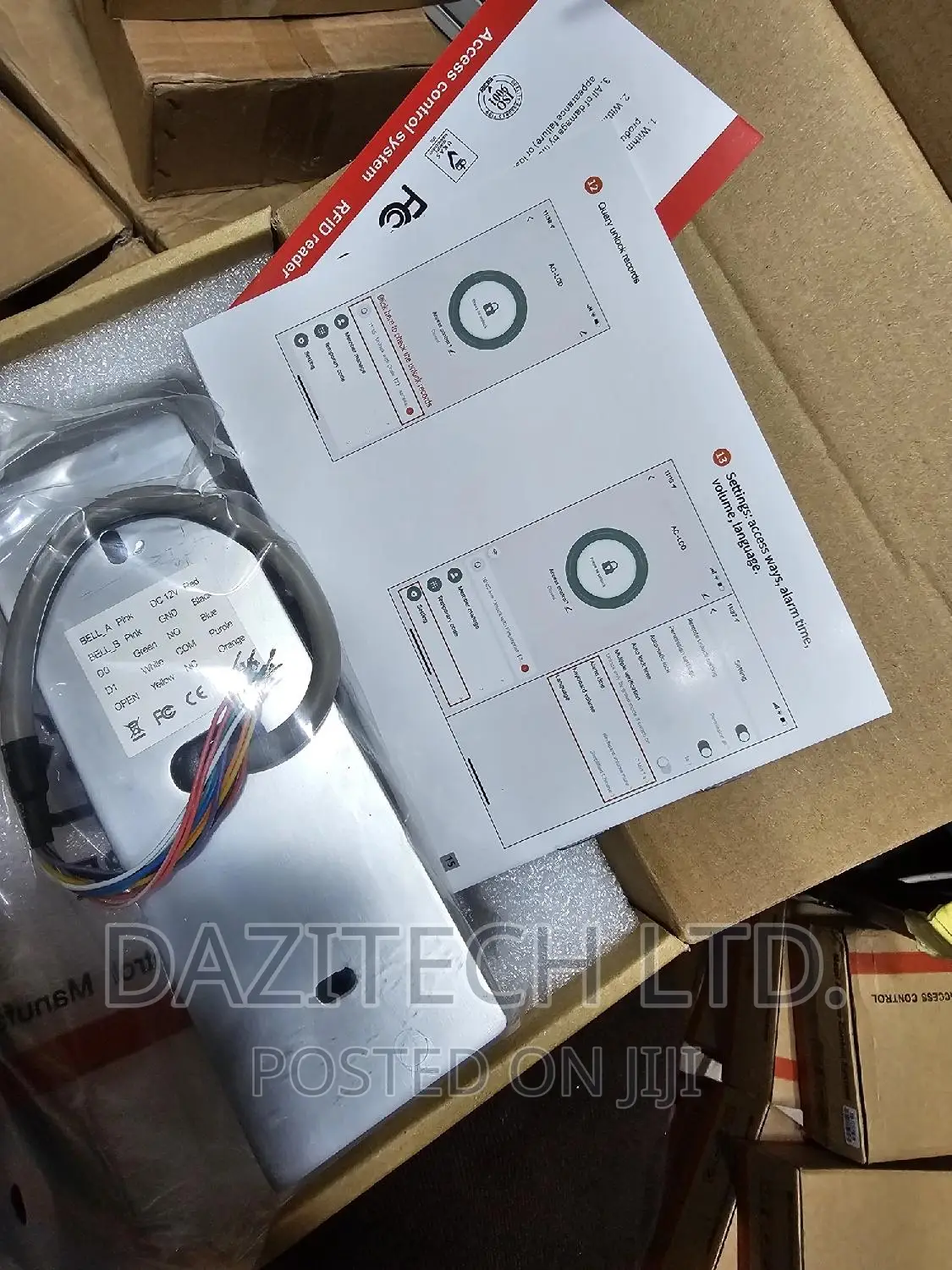 Standalone Tuya Wifi Access Control With Fingerprint Display