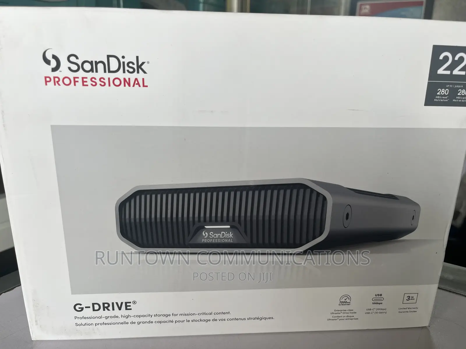 Sandisk Professional 22TB G-Drive Enterprise-Class USB 3.2