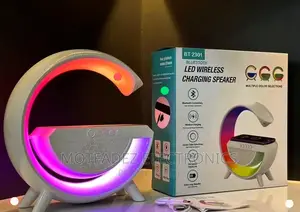 Rechargeable Led Light Bluetooth Speaker W/Wireless Charging