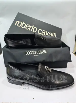 Original Italian ROBERTO CAVALLI Loafers Available in Store
