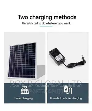 Rechargeable Solar Fan