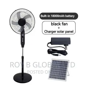 Rechargeable Solar Fan