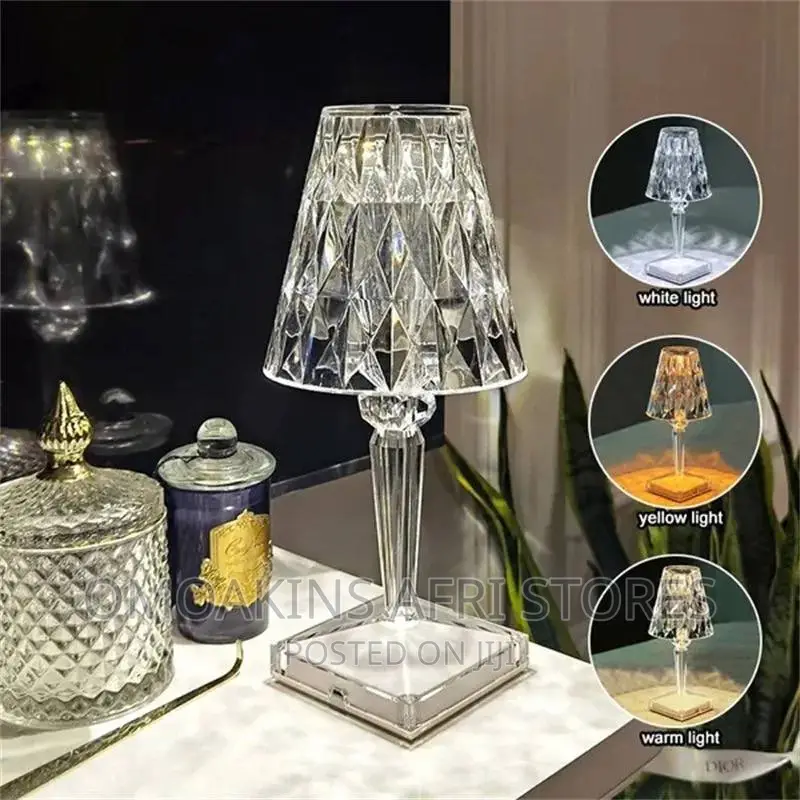 Remote Control Diamond Crystal Table Lamp