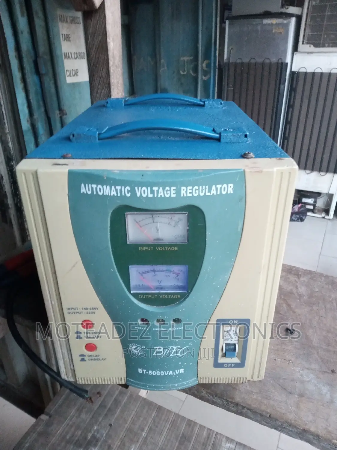 Foreign Used 5000w Copper Coil Stabilizer/Voltage Regulator