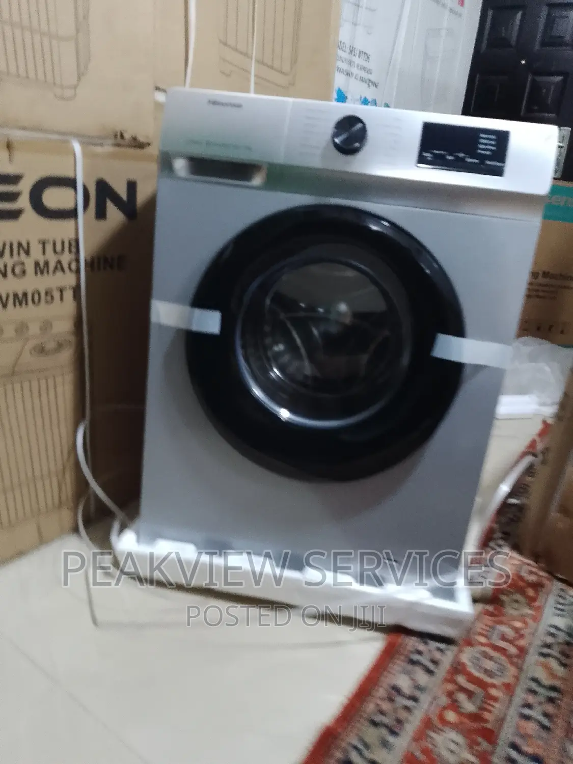 Silver Hisense 6kg Front Load Washing Machine