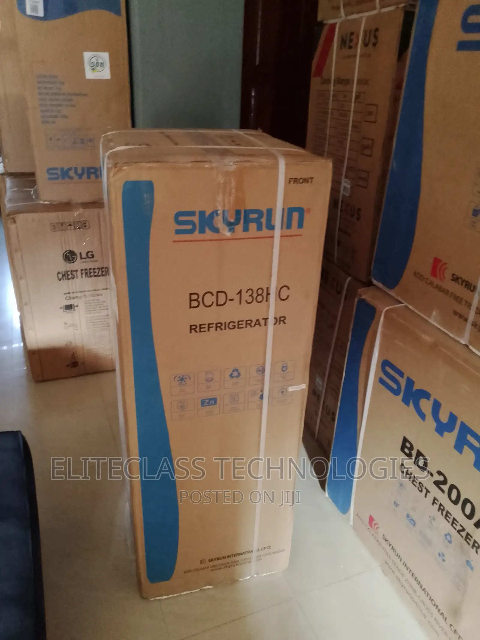 Lock Key/Low Noise Design Skyrun BCD-138HC Refrigerator