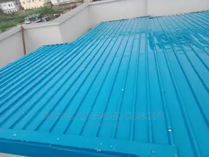 Light Blue Long Span Aluminum Roofing Project