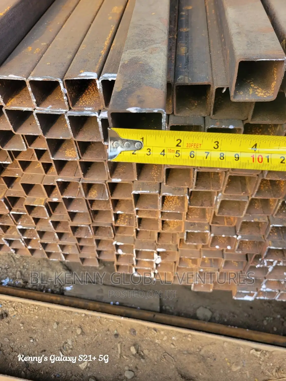 Full 40 by 40 by 2mm Square Pipe