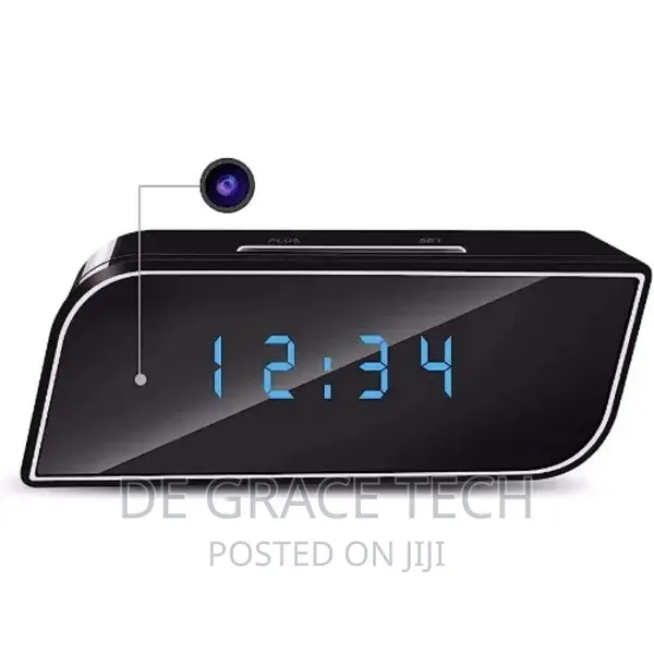 Digital Clock CCTV Camera