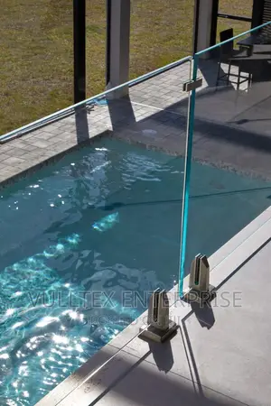 Frameless Glass Railing With Stainless Steel Talons