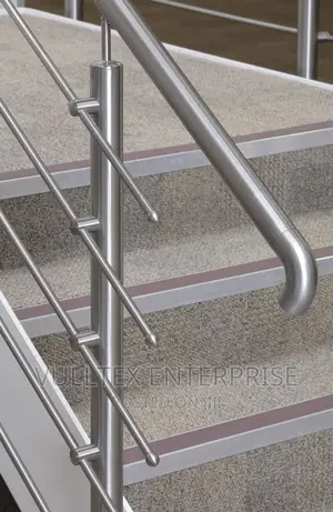 Staircase, Stainless Steel Rail,