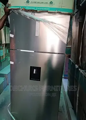 Brand New Hisense Double Door Fridge With Dispenser (535L)