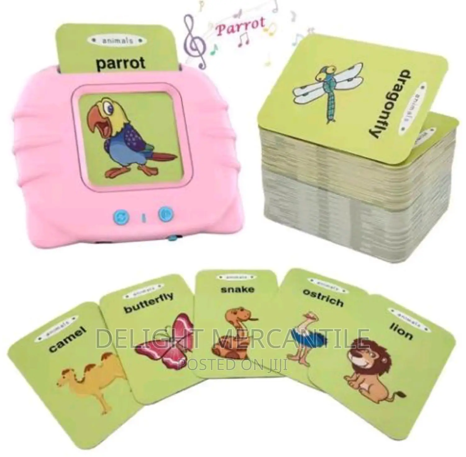 Kids Pocket Talking Flash Cards Early Education Device