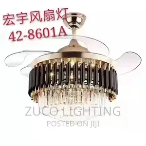 Modern Luxury LED Creativity Chandelier With Ceilings Fans