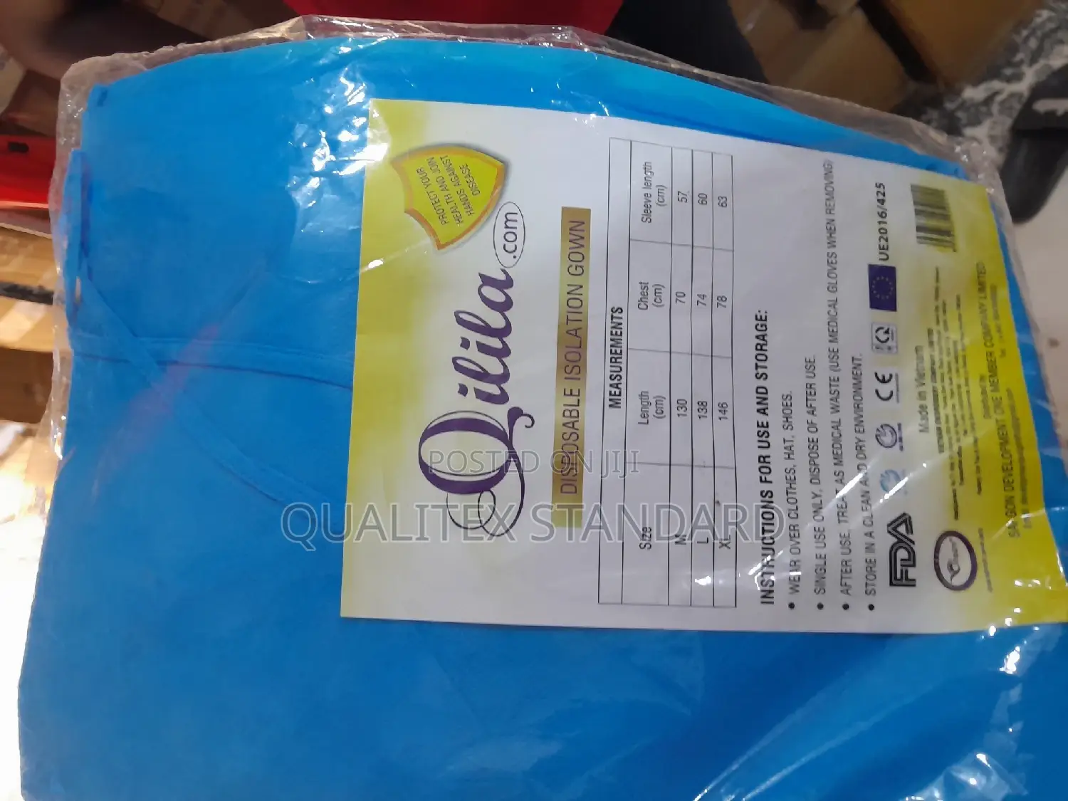 Disposable Isolation Gown Single