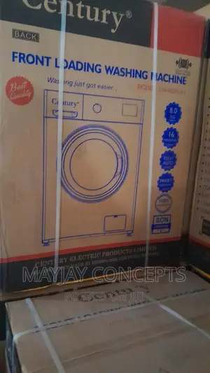 Century 8kg Automatic Washing Machine-Cw8524-A1 Grey White