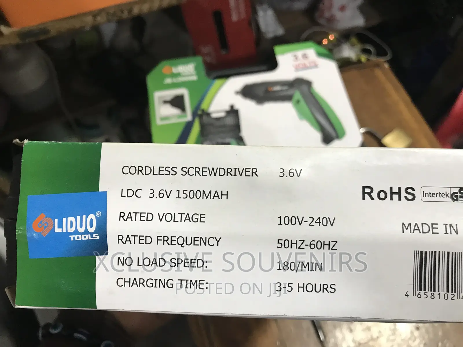 Cordless Rechargeable Electric Screwdriver Set