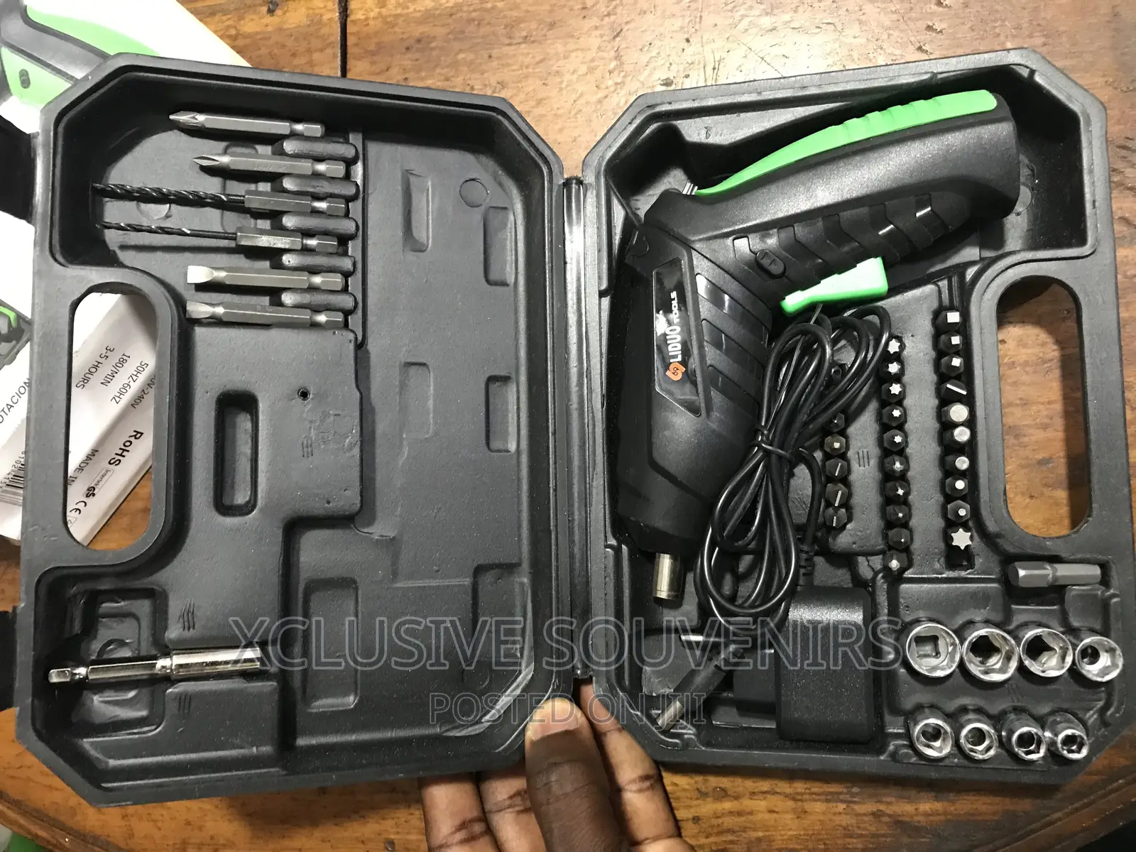 Cordless Rechargeable Electric Screwdriver Set