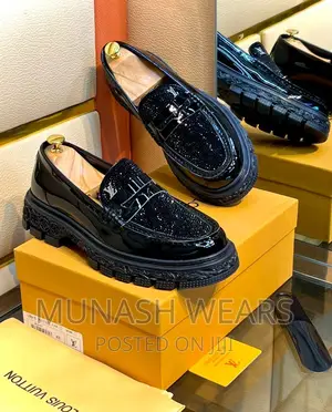 Luxury Louis Vuitton Leather Big Sole