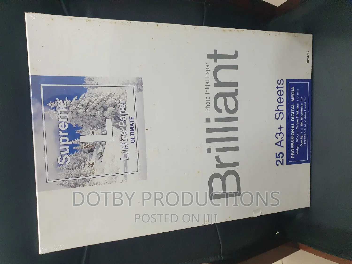 Photo Inkjet Printer Paper- 25 A3+ Sheets