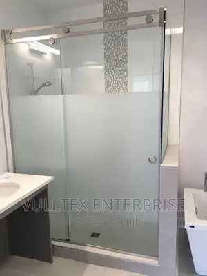 Shower Opaque Glass Cubicle.