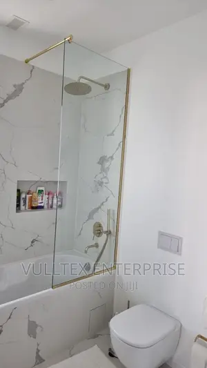 Glass Shower Panel Divider