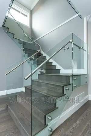 Tempered, Glass, Staircase, Rail