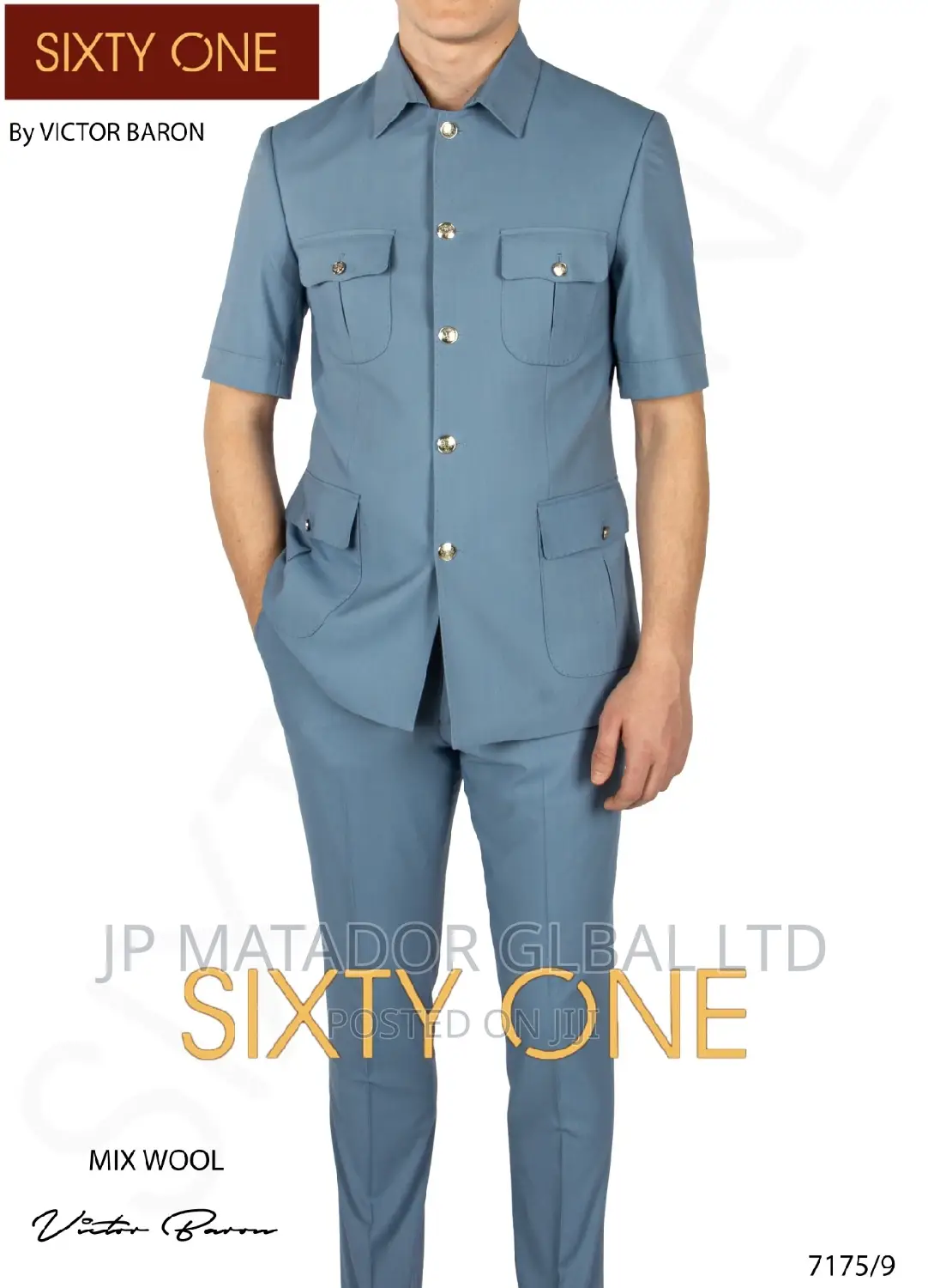 Luxury Italian Victor Baron Men's Suits