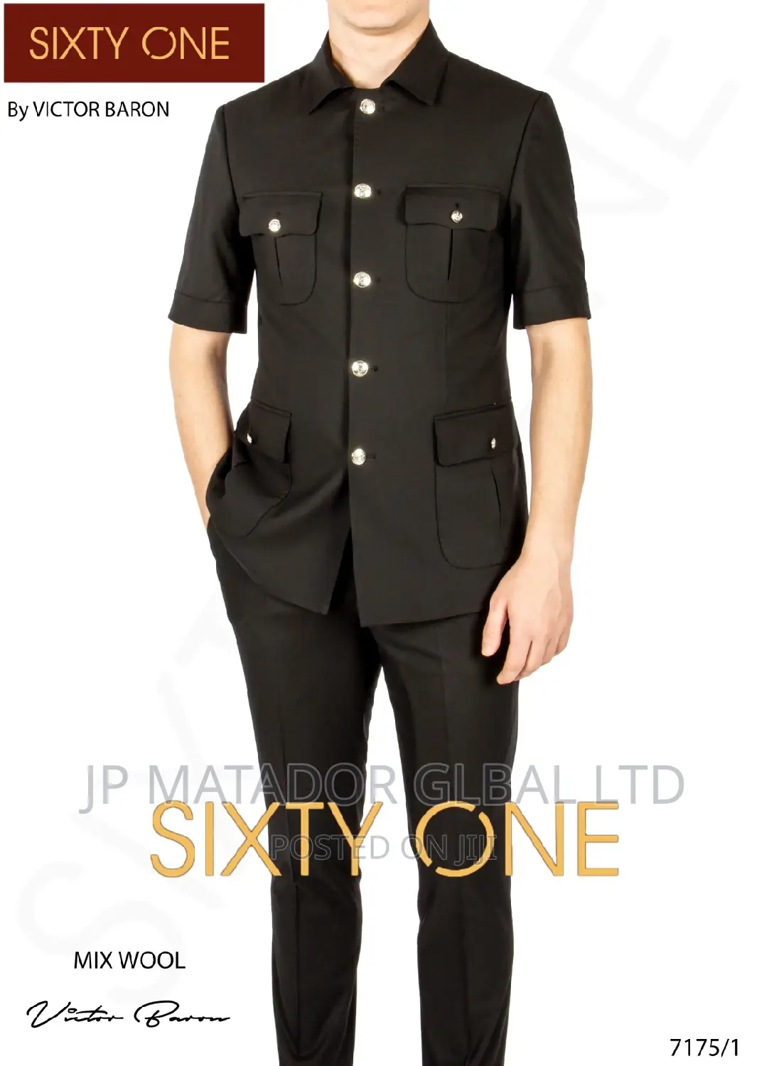 Luxury Italian Victor Baron Men's Suits