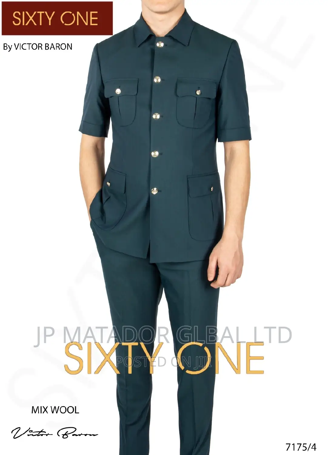 Luxury Italian Victor Baron Men's Suits