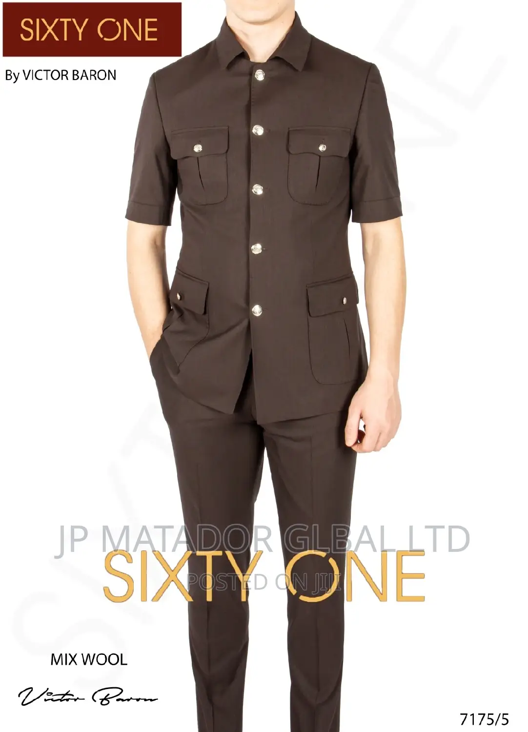 Luxury Italian Victor Baron Men's Suits