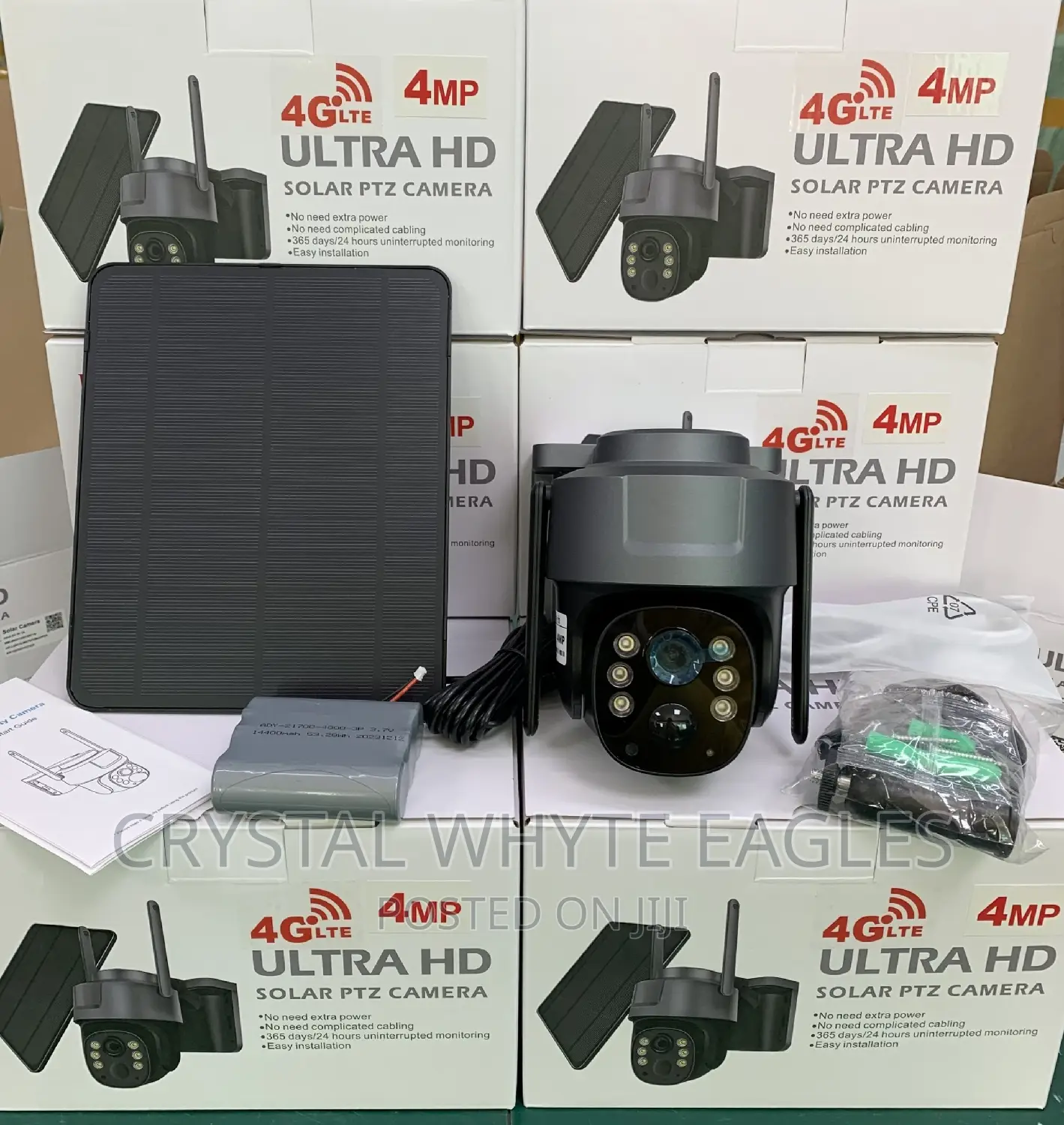 4g Solar PTZ Camera 4mega Pixel With Motion Tracking