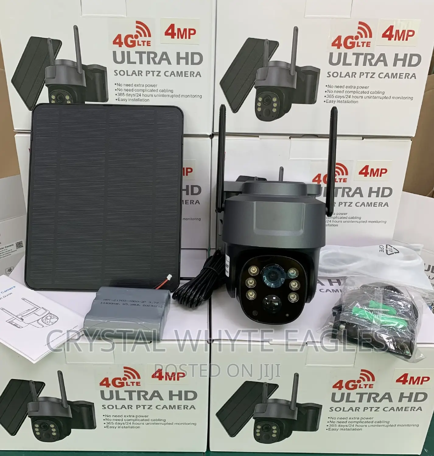 4g Solar PTZ Camera 4mega Pixel With Motion Tracking