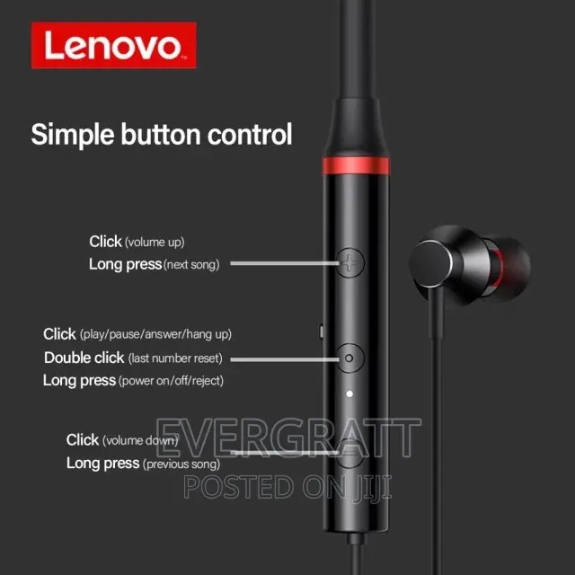 Lenovo Neckband Earphone