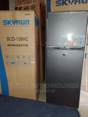 *Skyrun Double Door BCD-138HC Refrigerator 138l*