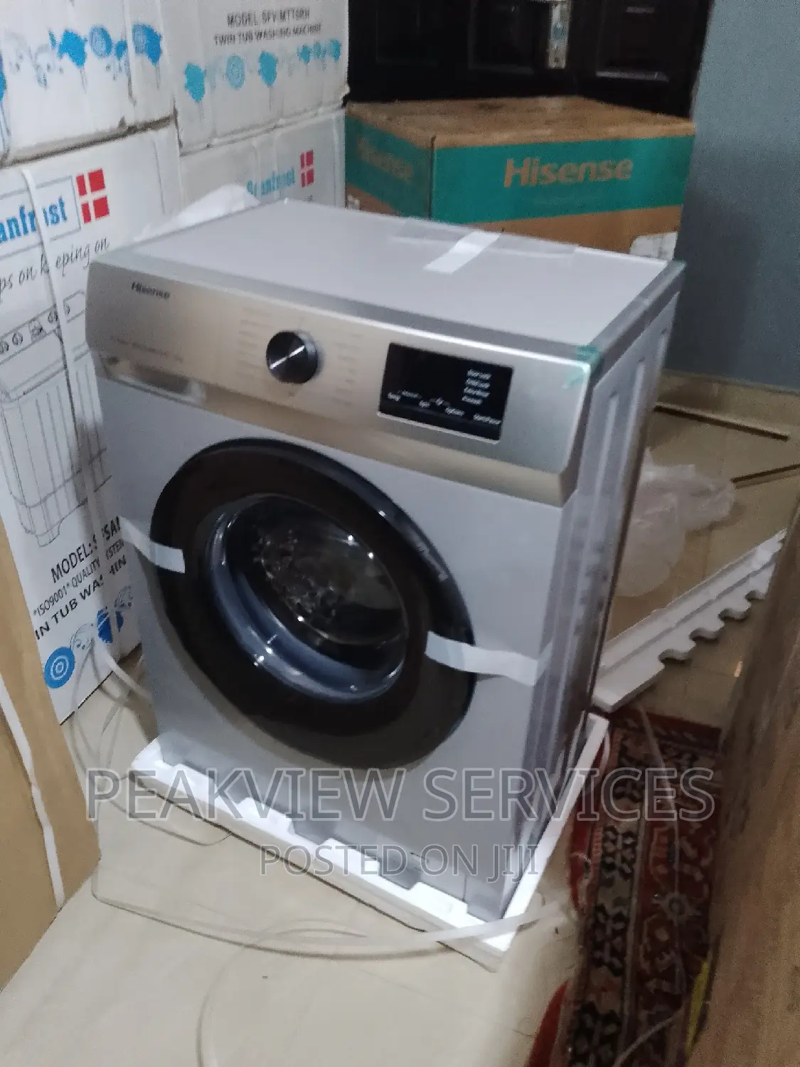 Reliable Silver 6kg Hisense Front Load Washing Machine