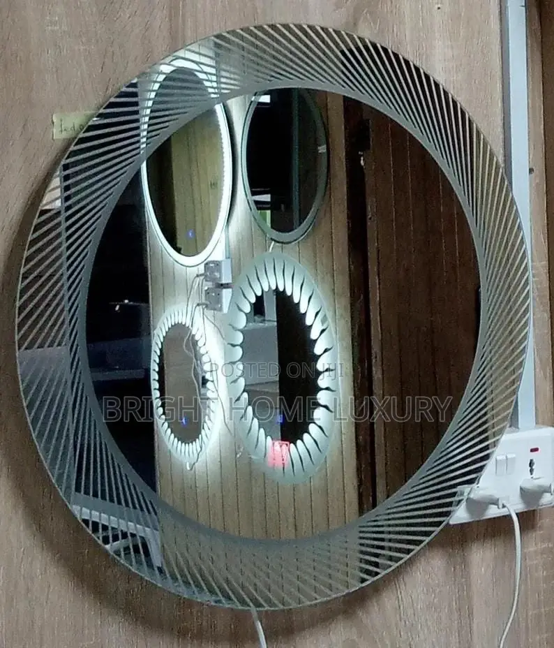Led Wall Mount Round Mirror 60**60