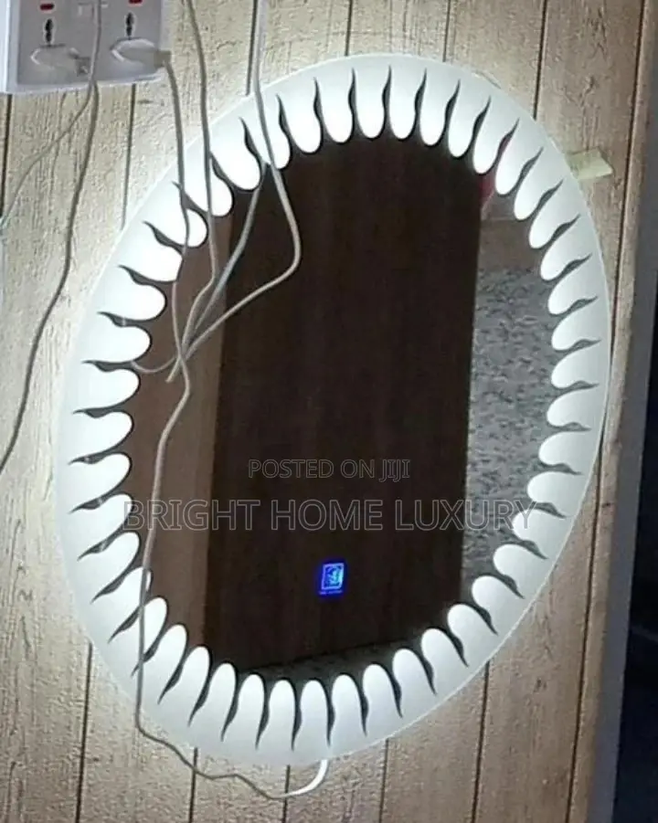 Led Wall Mount Decorative Round Mirror 60**60